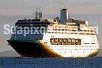 ID 5986 VOLENDAM (1999/61214grt/IMO 9156515) glistens in the rising sun as she arrives in Auckland from Tauranga, NZ.